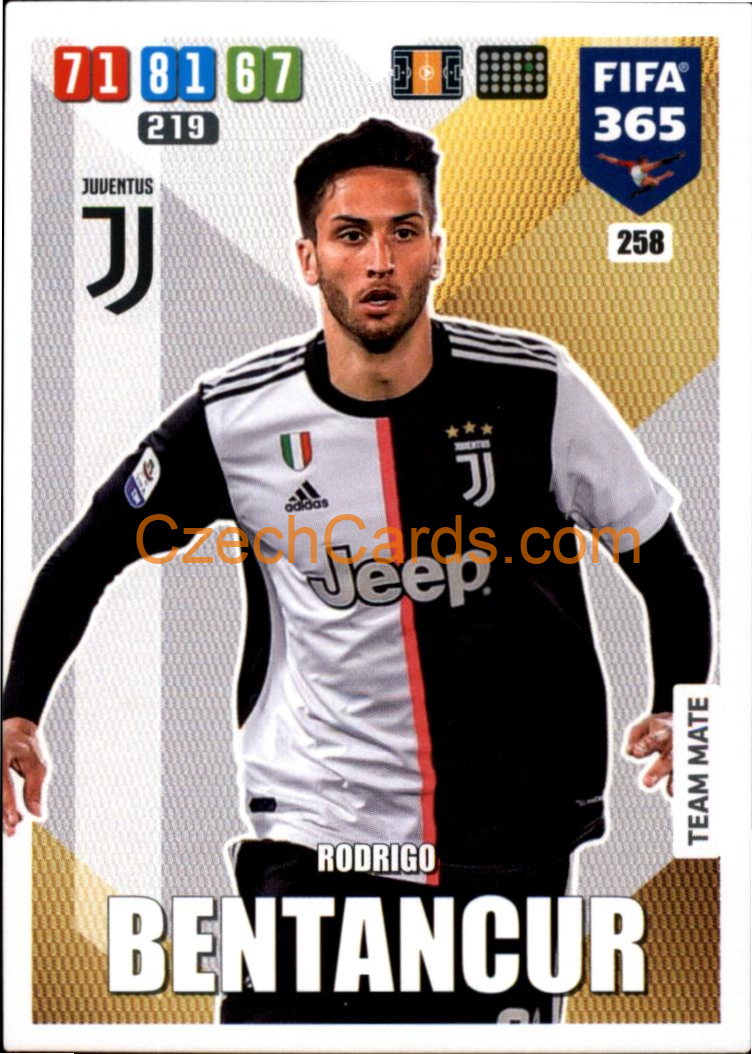Rodrigo Bentancur 2020 Panini FIFA 365 Adrenalyn #258