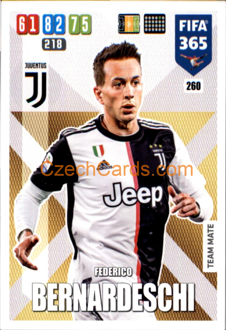 Federico Bernardeschi 2020 Panini FIFA 365 Adrenalyn #260