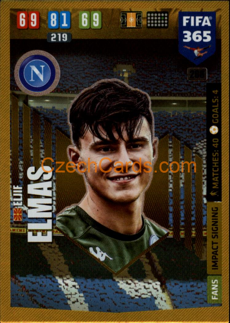 Eljif Elmas 2020 Panini FIFA 365 Adrenalyn IMPACT #266