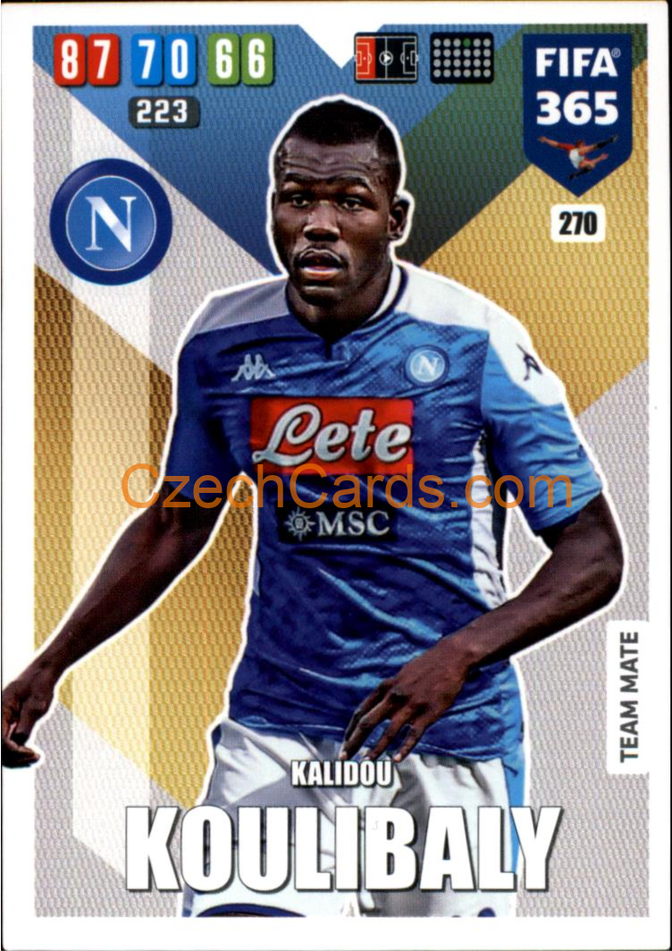Kalidou Koulibaly 2020 Panini FIFA 365 Adrenalyn #270