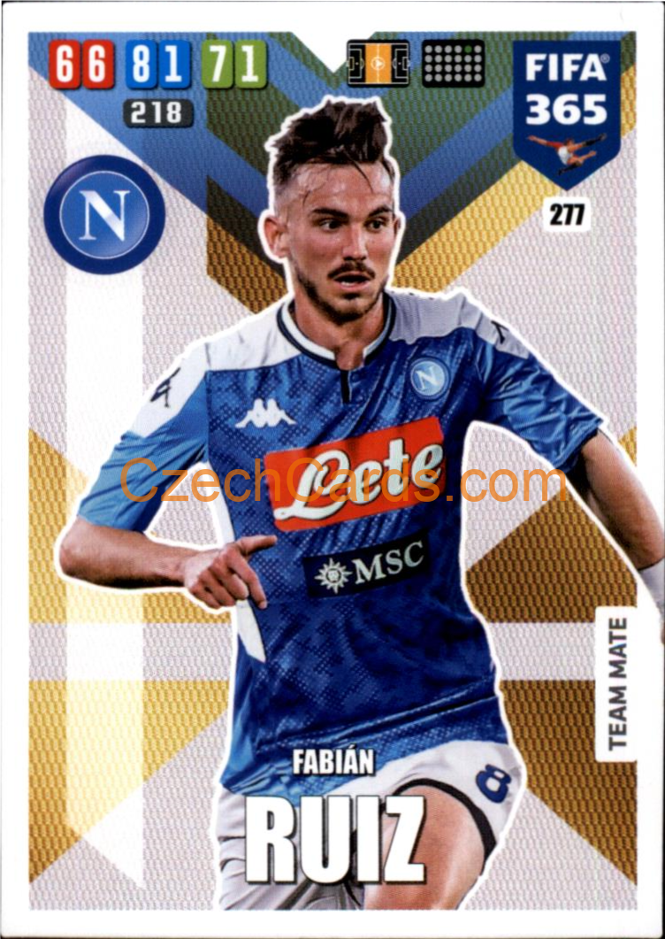 Fabian Ruiz 2020 Panini FIFA 365 Adrenalyn #277