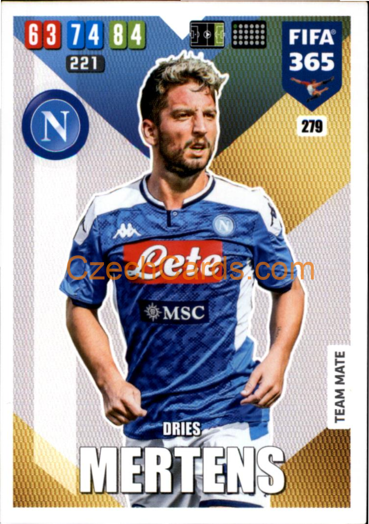 Dries Mertens 2020 Panini FIFA 365 Adrenalyn #279