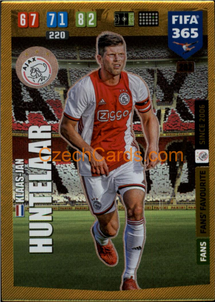 Klaas-Jan Huntelaar 2020 Panini FIFA 365 Adrenalyn FANS #282