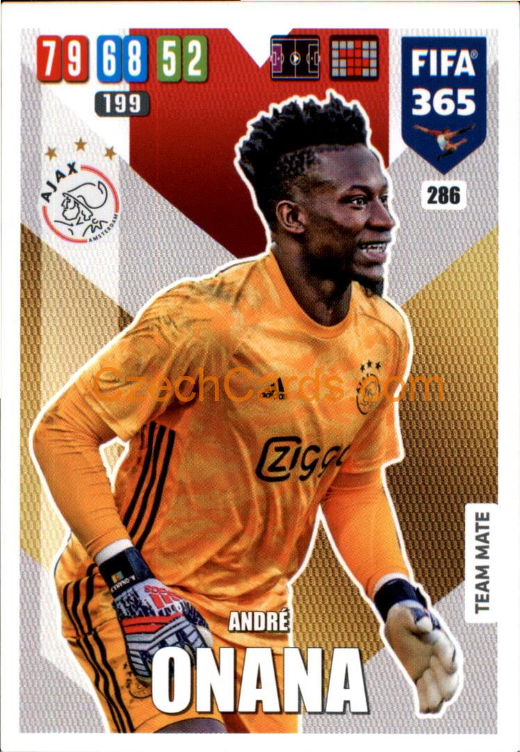 André Onana 2020 Panini FIFA 365 Adrenalyn #286