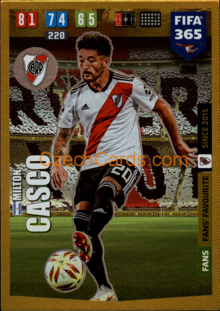 Milton Casco 2020 Panini FIFA 365 Adrenalyn FANS #299