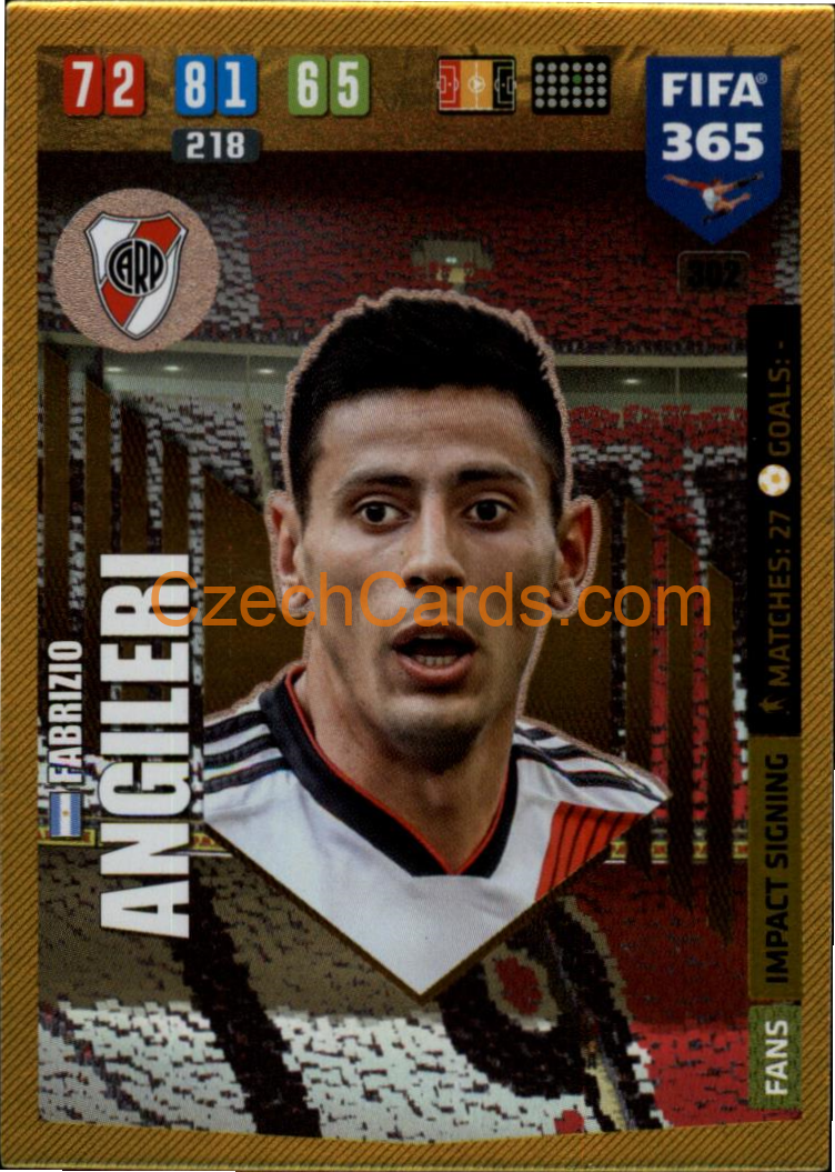 Fabrizio Angileri 2020 Panini FIFA 365 Adrenalyn IMPACT #302