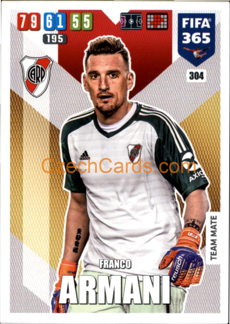 Franco Armani 2020 Panini FIFA 365 Adrenalyn #304
