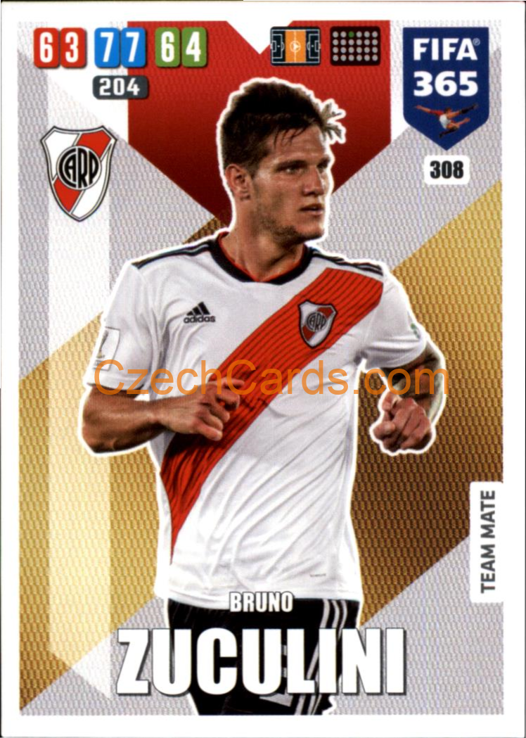 Bruno Zuculini 2020 Panini FIFA 365 Adrenalyn #308