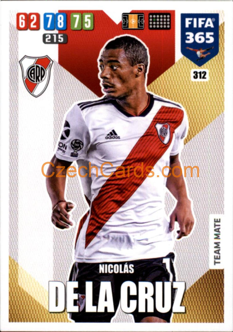 Nicolas De La Cruz 2020 Panini FIFA 365 Adrenalyn #312
