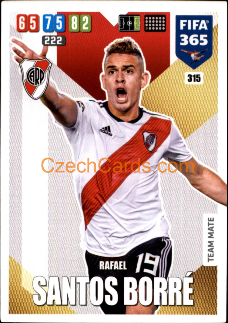 Rafael Santos Borre 2020 Panini FIFA 365 Adrenalyn #315