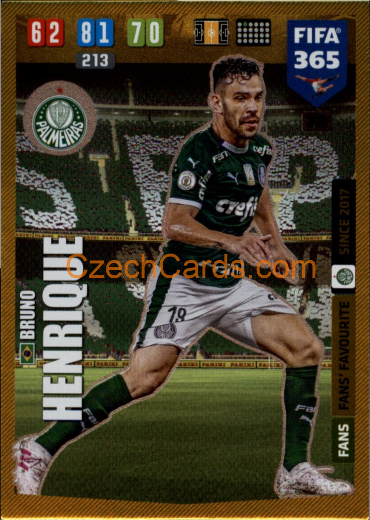 Bruno Henrique 2020 Panini FIFA 365 Adrenalyn FANS #319