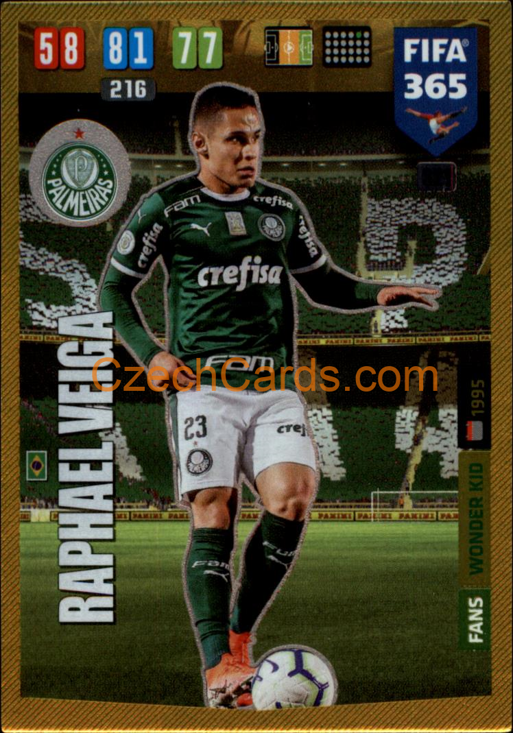 Raphael Veiga 2020 Panini FIFA 365 Adrenalyn WONDER KID #321
