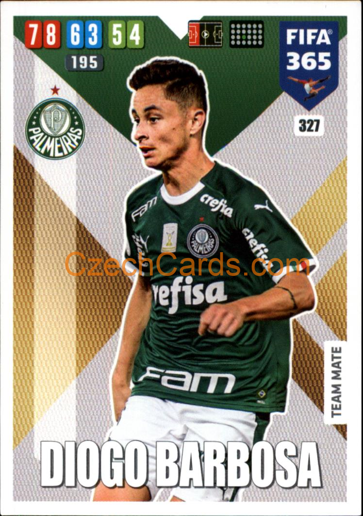 Diogo Barbosa 2020 Panini FIFA 365 Adrenalyn #327