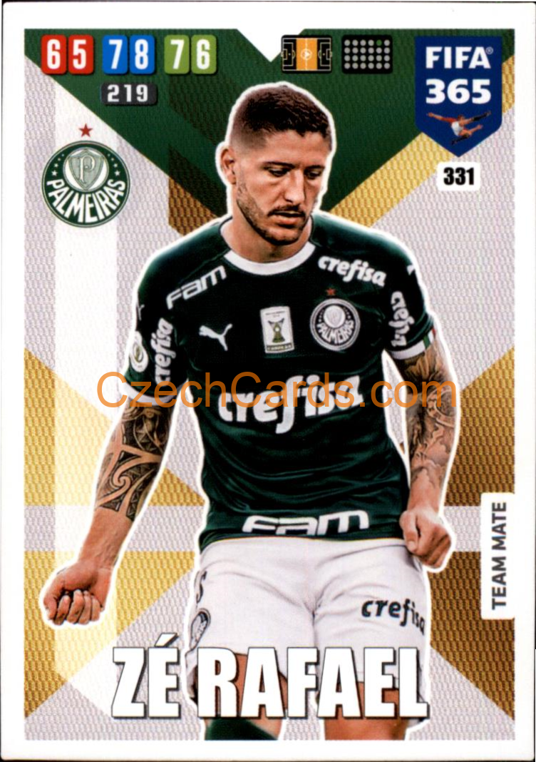 Ze Rafael 2020 Panini FIFA 365 Adrenalyn #331