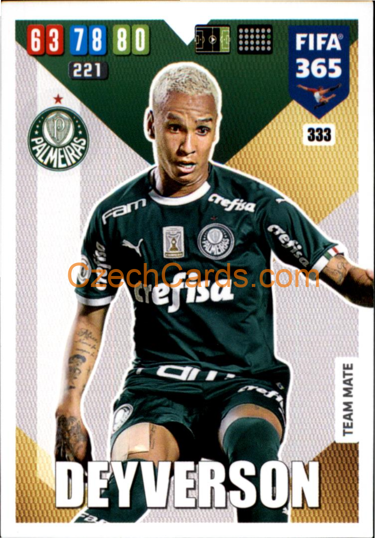 Deyverson 2020 Panini FIFA 365 Adrenalyn #333
