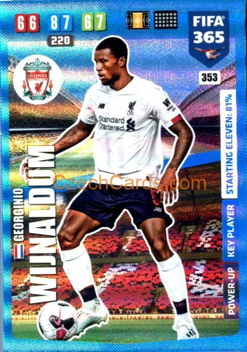 Georginio Wijnaldum 2020 Panini FIFA 365 Adrenalyn Key Player #353
