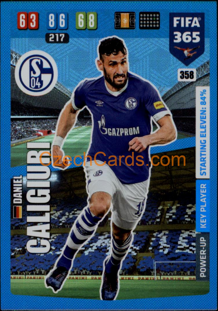 Daniel Caligiuri 2020 Panini FIFA 365 Adrenalyn Key Player #358