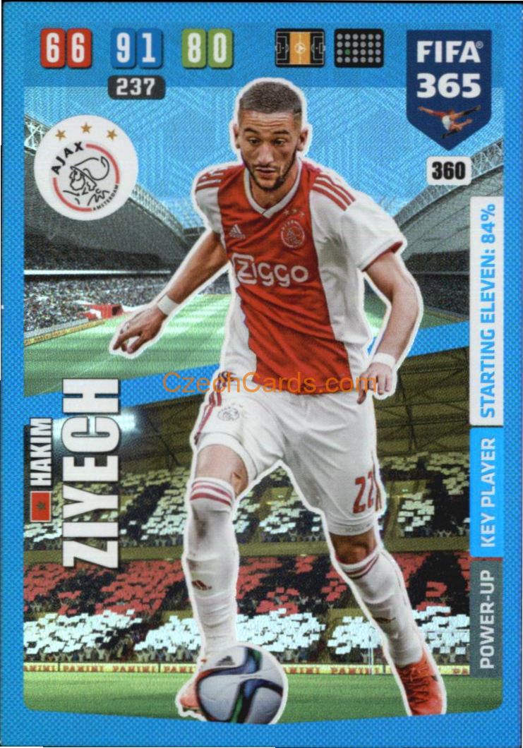 Hakim Ziyech 2020 Panini FIFA 365 Adrenalyn Key Player #360