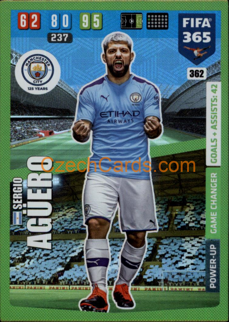 Sergio Agüero 2020 Panini FIFA 365 Adrenalyn Game Changer #362