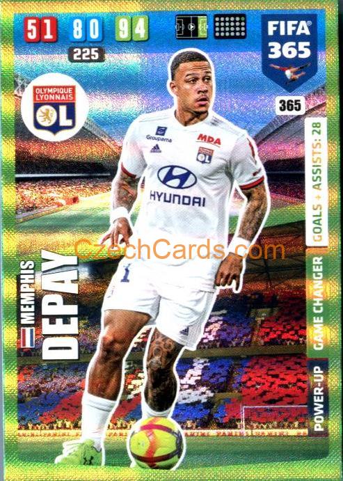 Memphis Depay 2020 Panini FIFA 365 Adrenalyn Game Changer #365