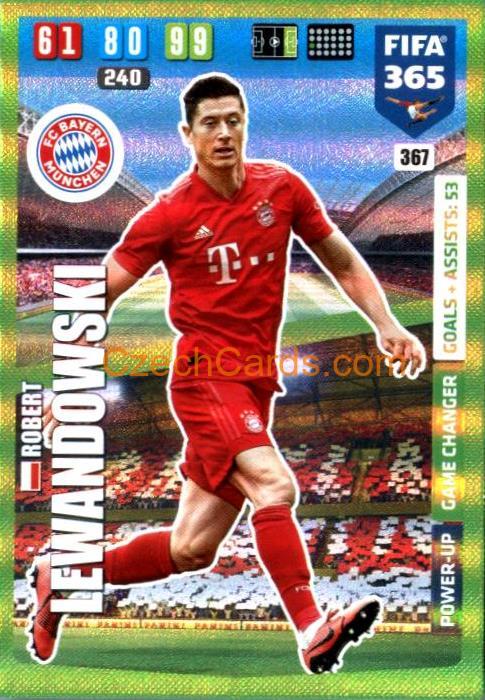 Robert Lewandowski 2020 Panini FIFA 365 Adrenalyn Game Changer #367