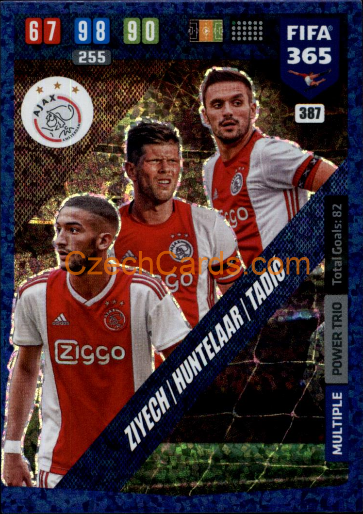 Ziyech / Huntelaar / Tadić 2020 Panini FIFA 365 Adrenalyn Power Trio #387