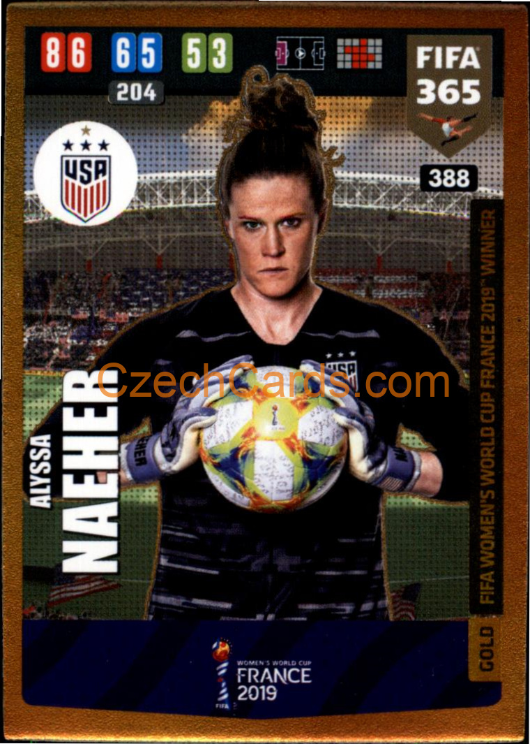 Alyssa Naeher 2020 Panini FIFA 365 Adrenalyn GOLD #388