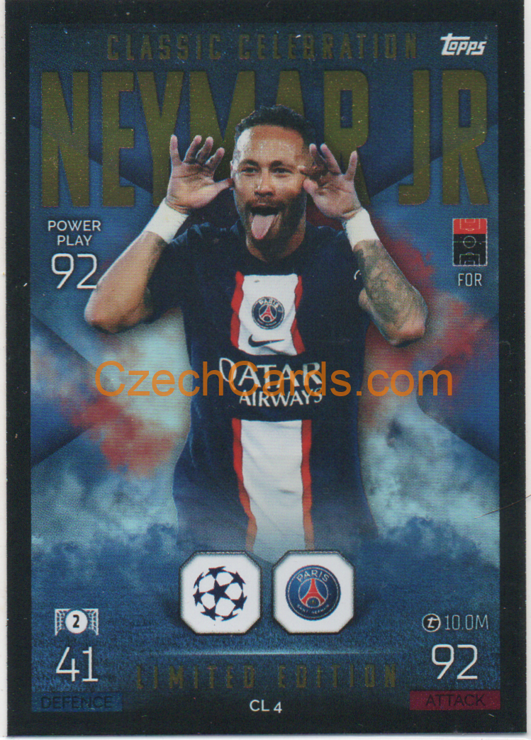 Neymar Jr. 2022/23 Match Attax Extra Limited #CL4