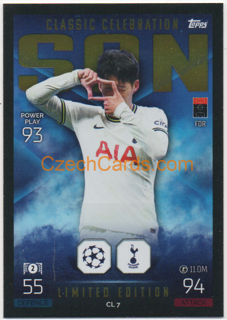 Heung-Min Son 2022/23 Match Attax Extra Limited #CL7