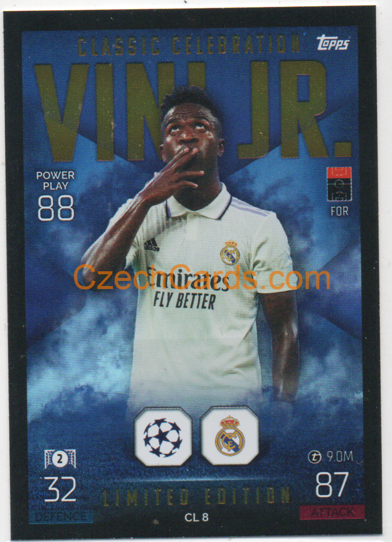 Vini Jr. 2022/23 Match Attax Extra Limited #CL8