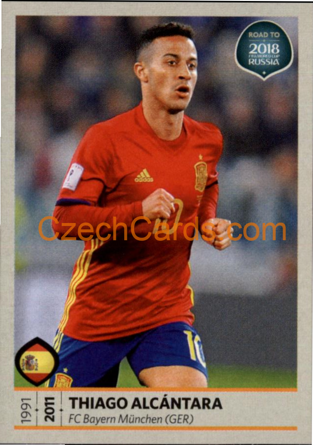 Thiago Alcantara 2018 Road To World Cup Russia #76