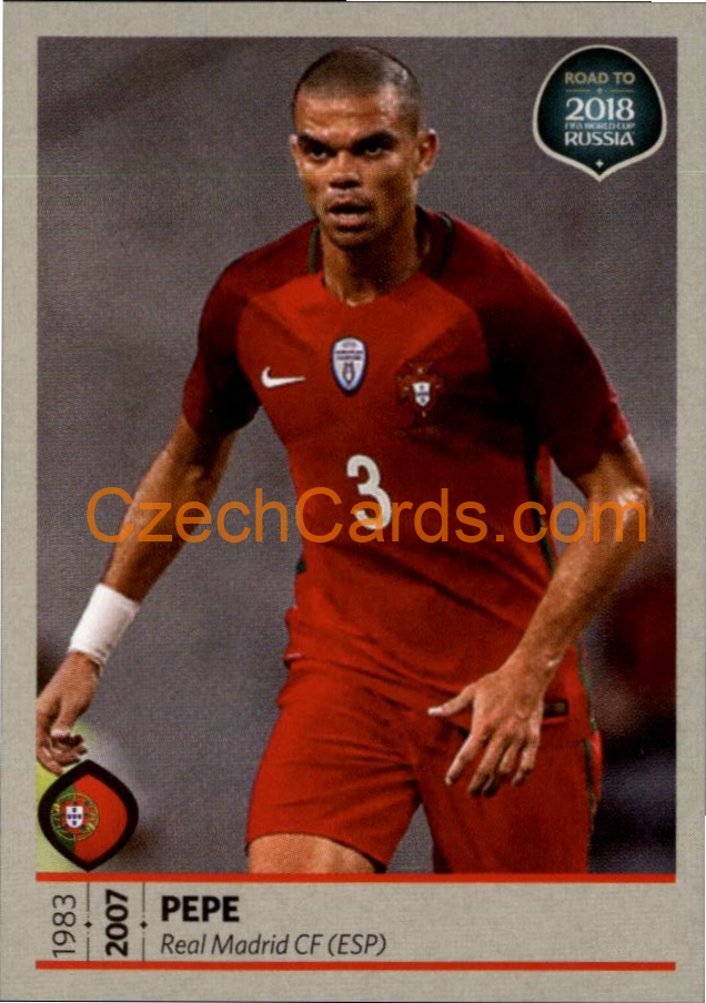 Pepe 2018 Road To World Cup Russia #146