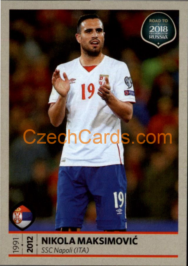 Nikola Maksimovic 2018 Road To World Cup Russia #195