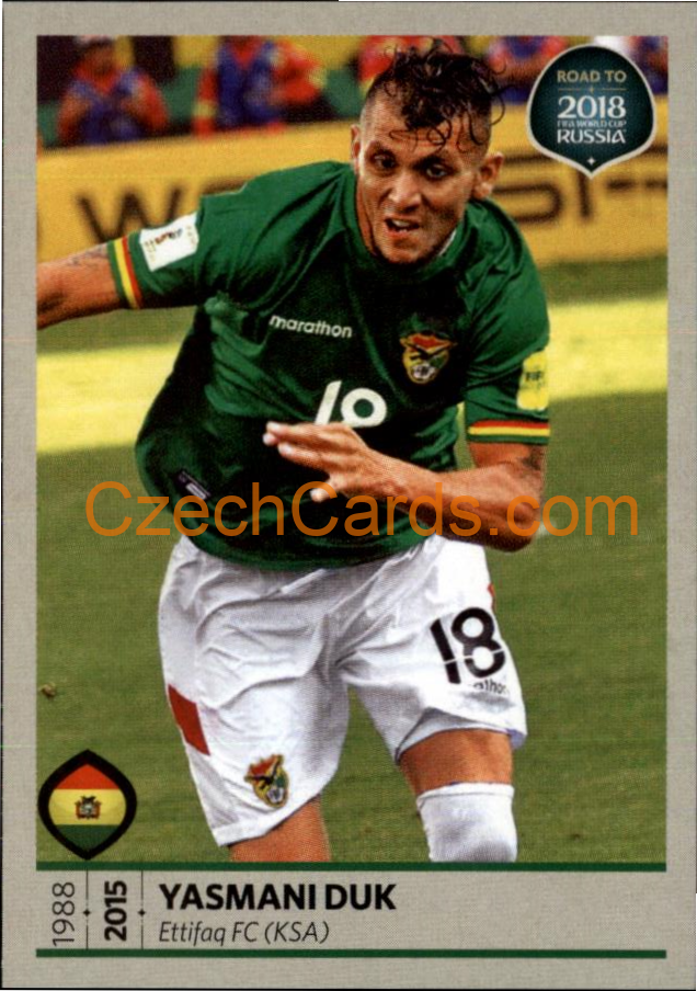 Yasmani Duk 2018 Road To World Cup Russia #303