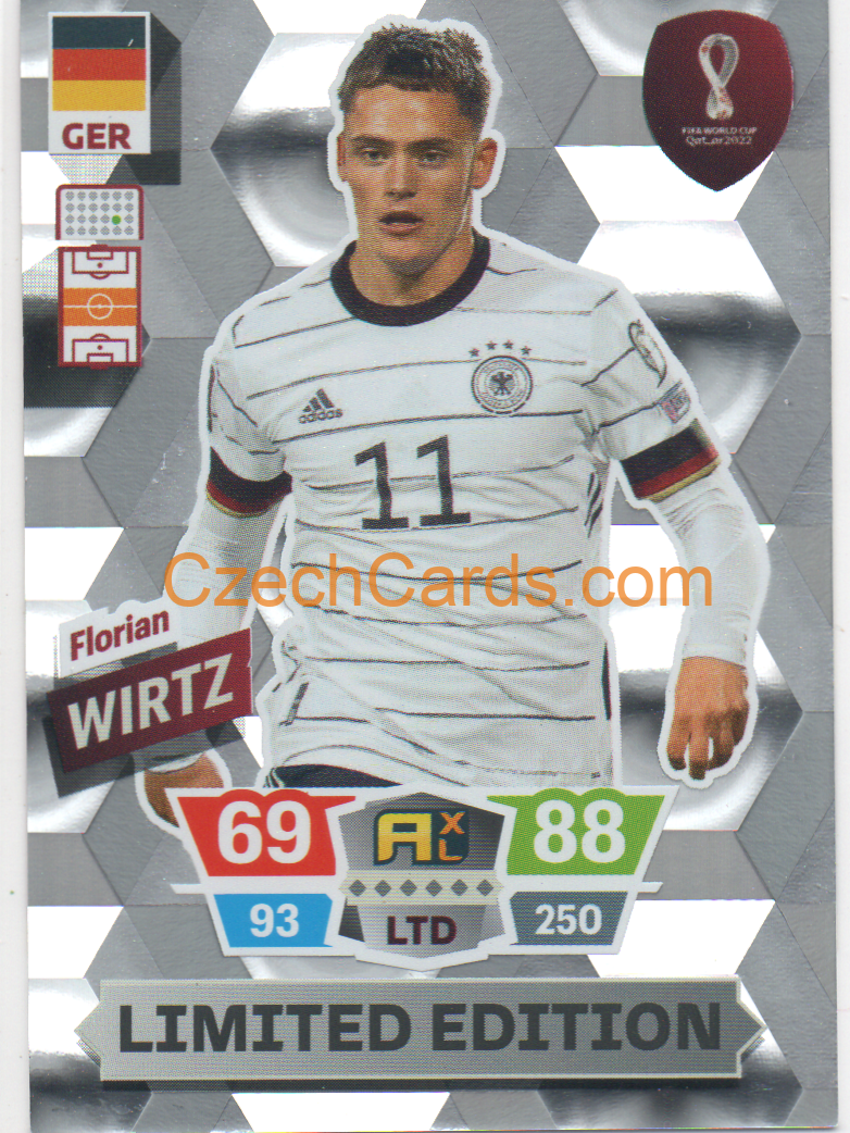 Florian Wirtz 2022 Panini World Cup Adrenalyn Limited Edition #LE-FW