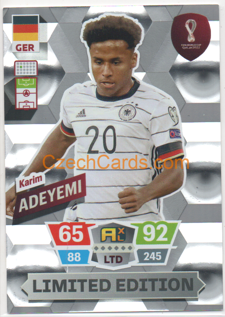 Karim Adeyemi 2022 Panini World Cup Adrenalyn Limited Edition #LE-KA