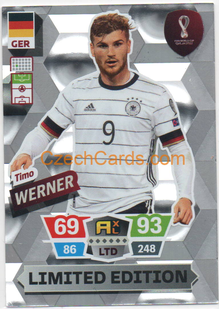 Timo Werner 2022 Panini World Cup Adrenalyn Limited Edition #LE-TW