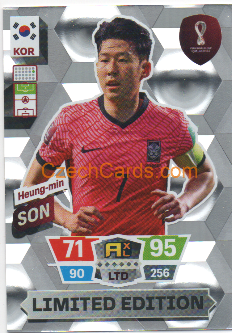 Heung-min Son 2022 Panini World Cup Adrenalyn Limited Edition #LE-HMS