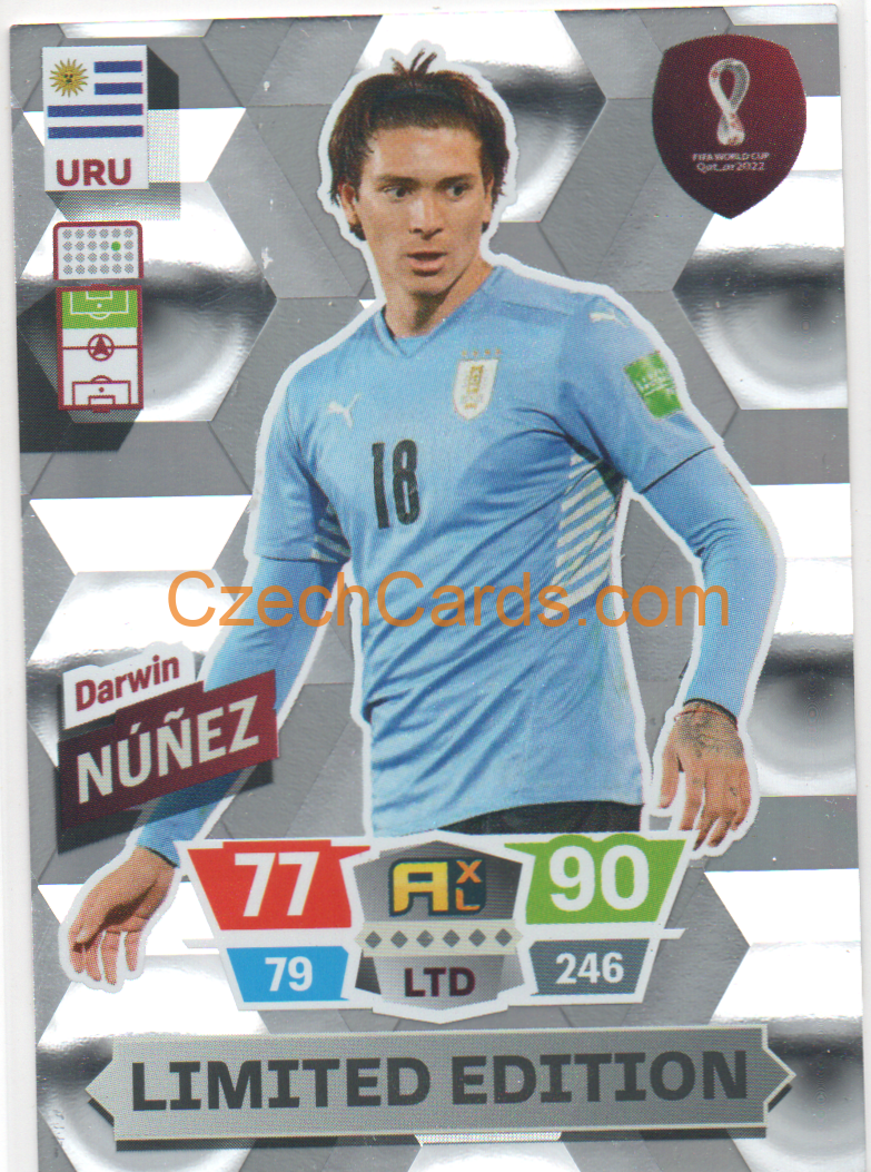Darwin Núñez 2022 Panini World Cup Adrenalyn Limited Edition #LE-DN