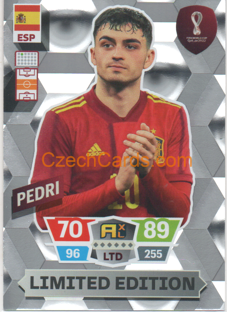 Pedri 2022 Panini World Cup Adrenalyn Limited Edition #LE-PE