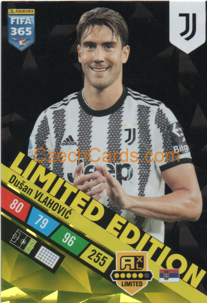 Dušan Vlahović 2023 FIFA 365 Adrenalyn LIMITED #LE-DV