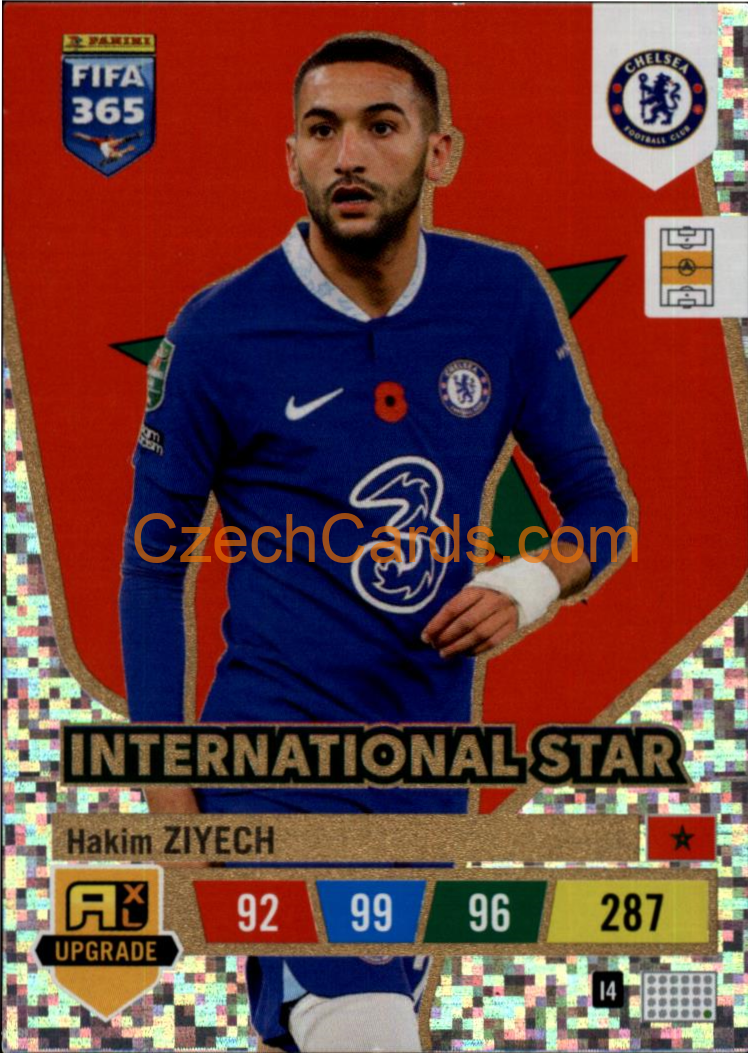 Hakim Ziyech 2023 FIFA 365 Adrenalyn International Star #I4