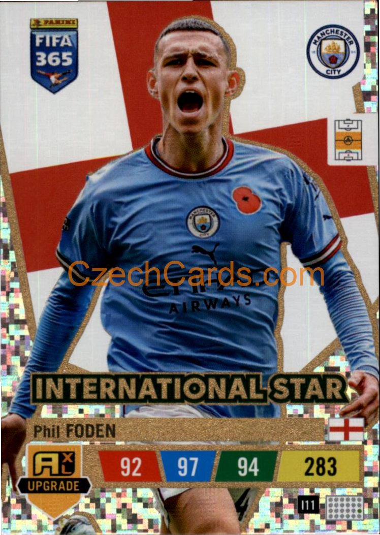 Phil Foden 2023 FIFA 365 Adrenalyn International Star #I11