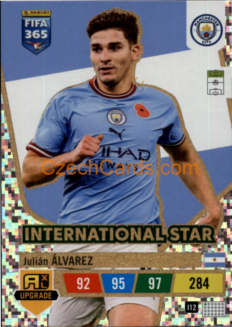 Julian Alvarez 2023 FIFA 365 Adrenalyn International Star #I12