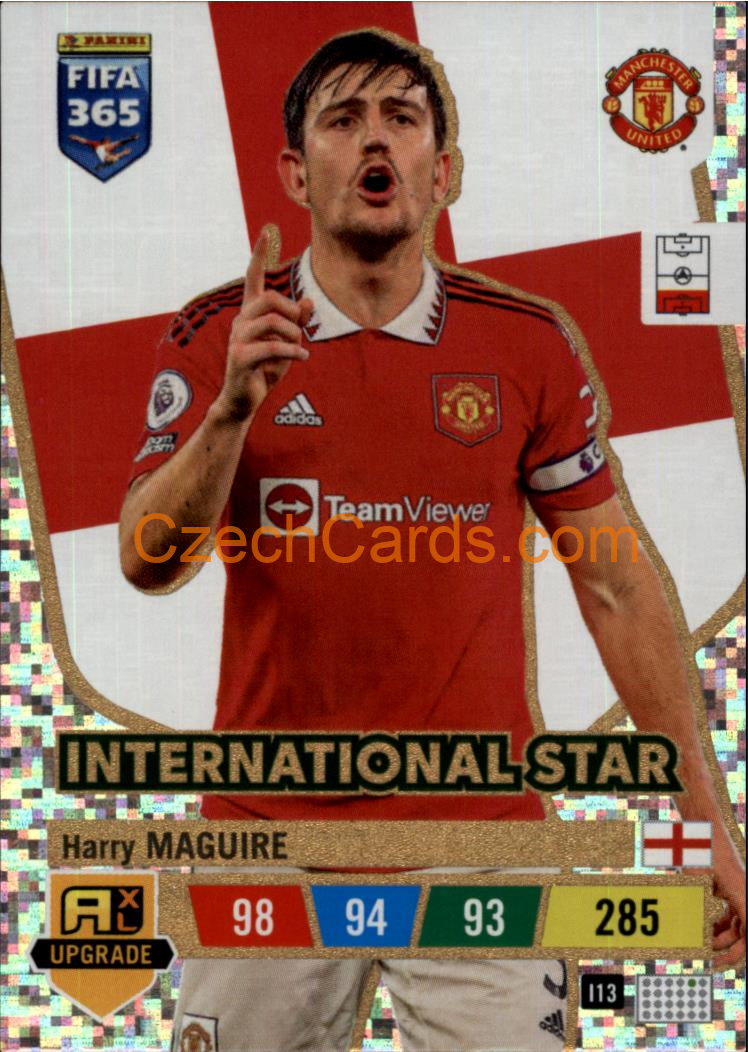 Harry Maguire 2023 FIFA 365 Adrenalyn International Star #I13