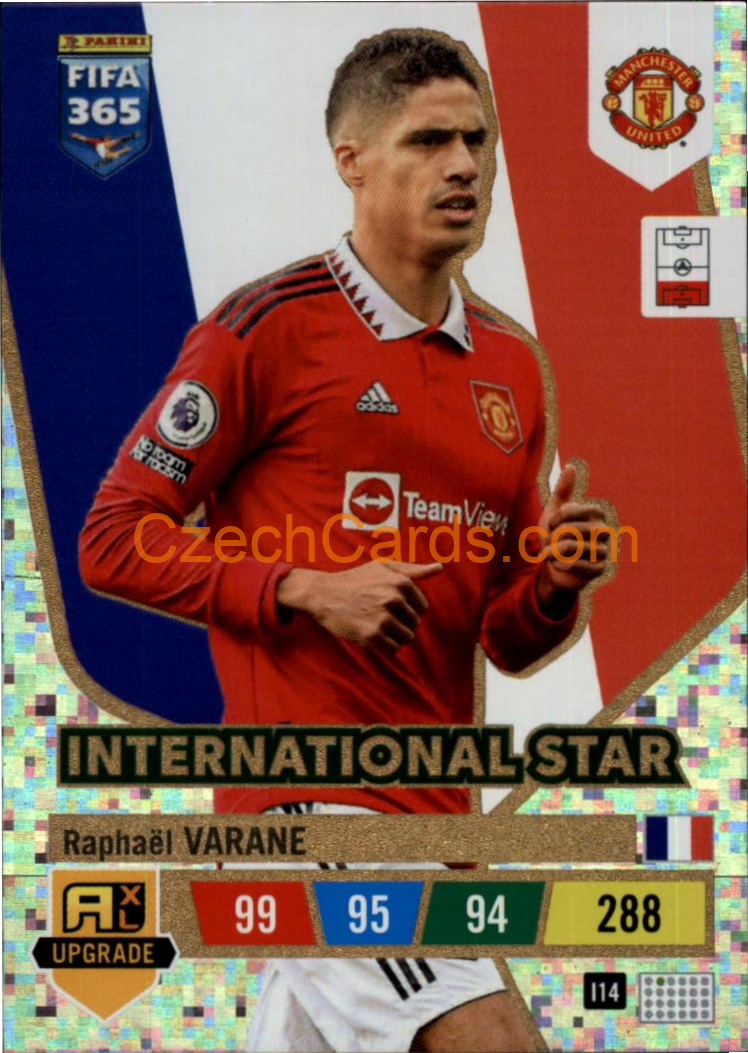 Raphael Varane 2023 FIFA 365 Adrenalyn International Star #I14