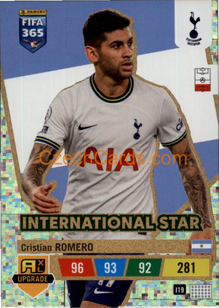 Cristian Romero 2023 FIFA 365 Adrenalyn International Star #I19