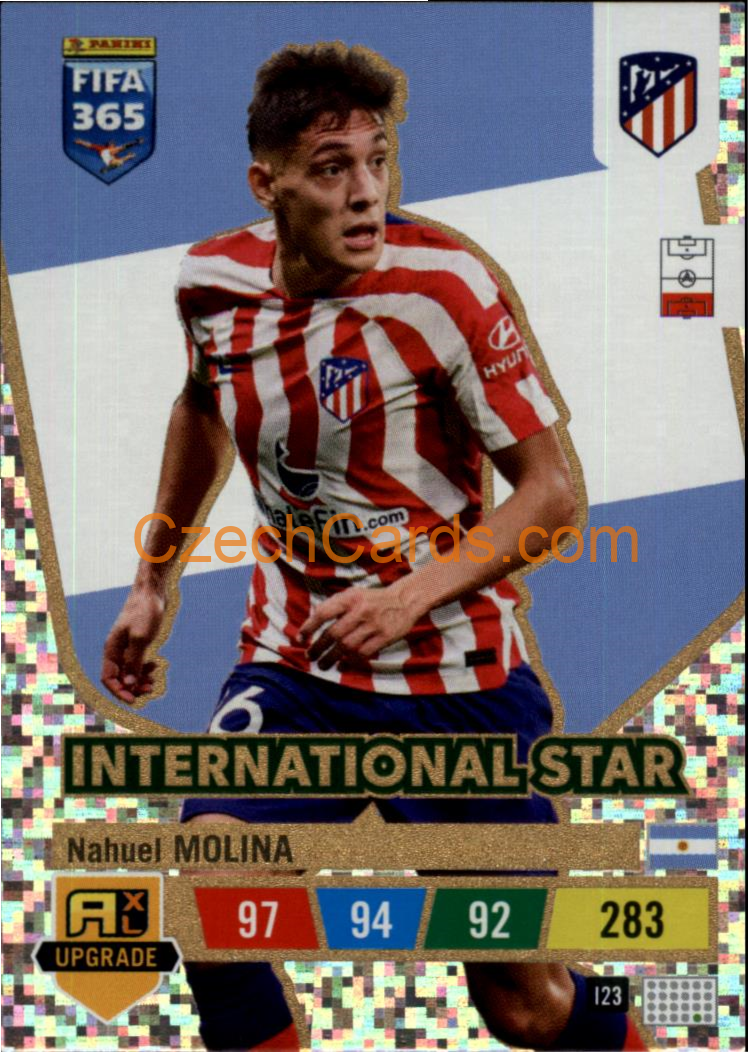 Nahuel Molina 2023 FIFA 365 Adrenalyn International Star #I23