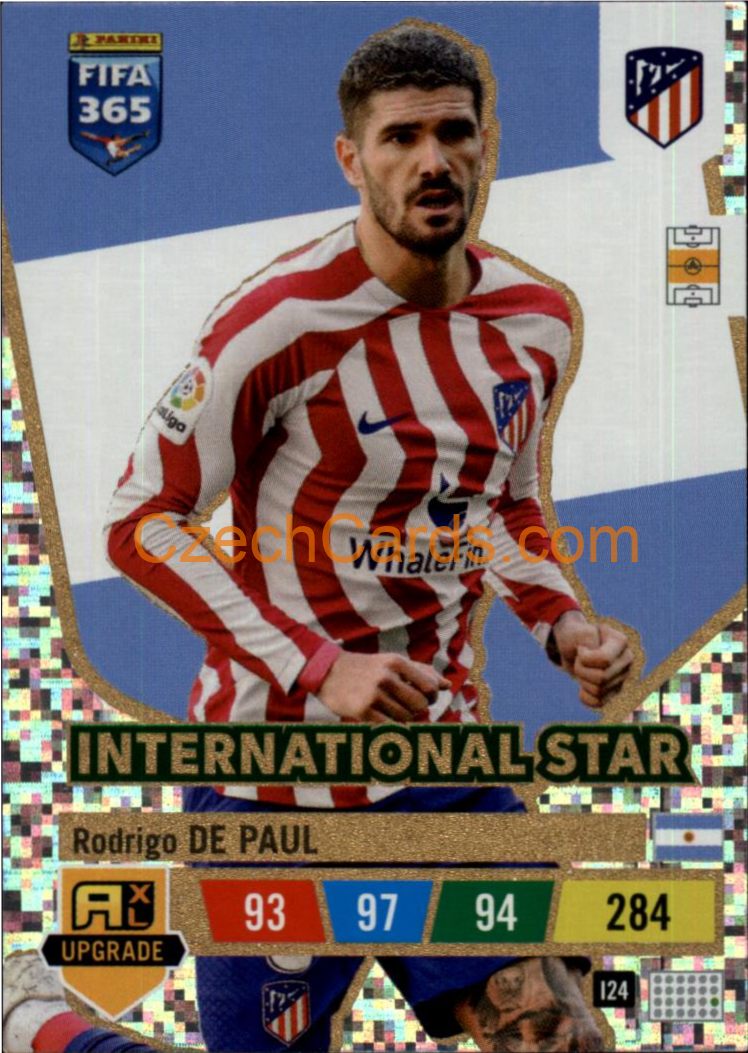 Rodrigo De Paul 2023 FIFA 365 Adrenalyn International Star #I24