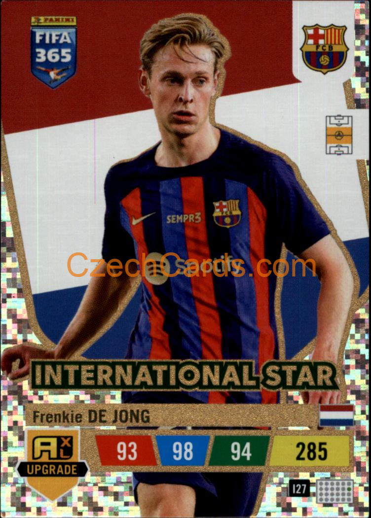 Frenkie De Jong 2023 FIFA 365 Adrenalyn International Star #I27